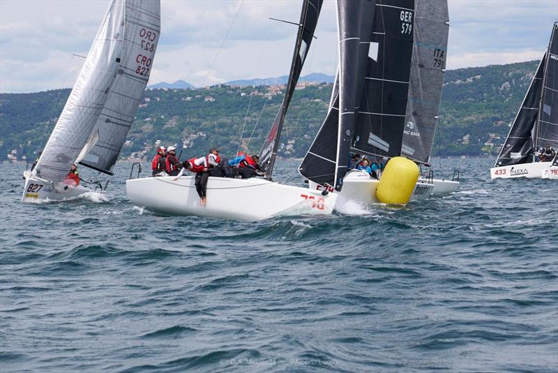 Vertigo (ITA730) of Antonio Masoli - Melges 24 European Sailing Series 2024 in Trieste, Italy - photo © YCA / ITA M24 Class / Alberto Lucchi