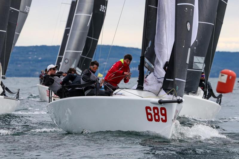 Strambapapa (ITA689) of Michele Paoletti, In this event steered by Leonardo Centuori - Melges 24 European Sailing Series 2024 in Trieste, Italy  photo copyright YCA / ITA M24 Class / Giovanni Tesei taken at Yacht Club Adriaco and featuring the Melges 24 class