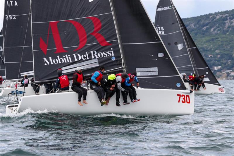 Vertigo (ITA730) of Antonio Masoli - Melges 24 European Sailing Series 2024 in Trieste, Italy  photo copyright YCA / ITA M24 Class / Giovanni Tesei taken at Yacht Club Adriaco and featuring the Melges 24 class