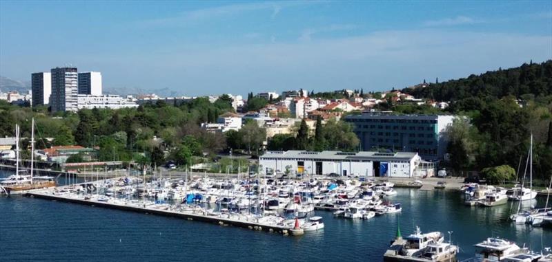 Sailing Club Split - aerial view - photo © Sailing Club Split