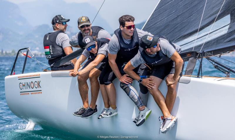 Chinook (HUN) of Akos Csolto - Melges 24 European Sailing Series 2024 - Riva del Garda, Italy photo copyright IM24CA / Zerogradinord taken at Fraglia Vela Riva and featuring the Melges 24 class