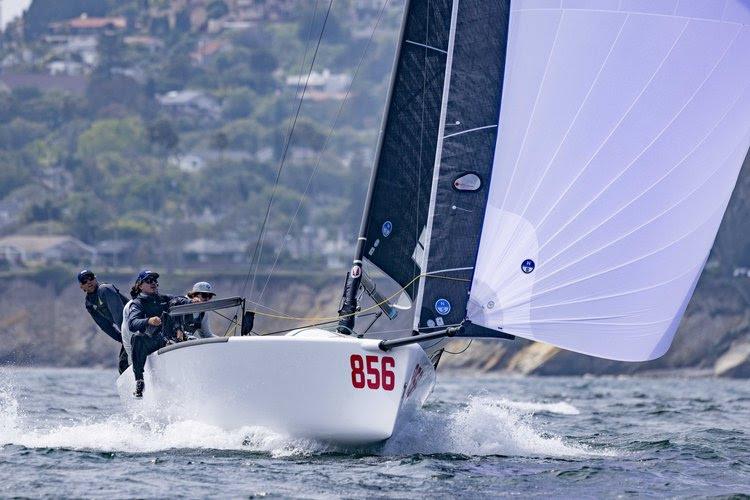 Geoff Fargo's ‘Sentinel' takes over the lead at the 2024 Melges 24 U.S. National Championship photo copyright Sharon Green / ultimatesailing.com taken at Santa Barbara Yacht Club and featuring the Melges 24 class