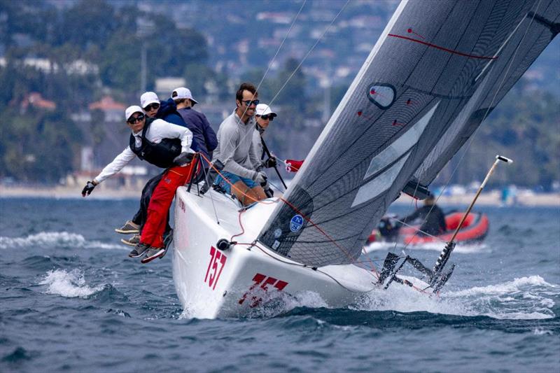 Kathrin Wagner's Tinka USA757 at the 2024 Melges 24 U.S. Nationals in Santa Barbara photo copyright Sharon Green taken at Santa Barbara Yacht Club and featuring the Melges 24 class