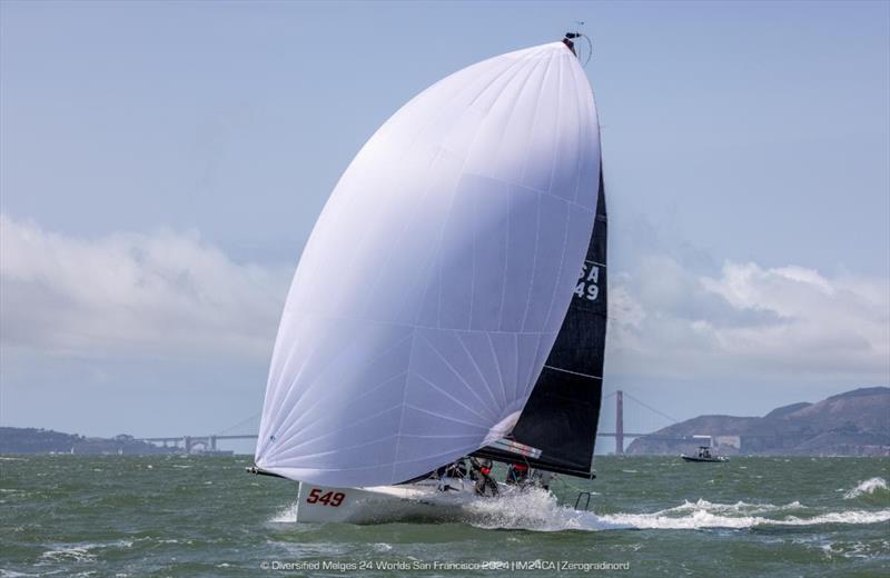 Kent Pierce's AVERAGE USA549 - 2024 Diversified Melges 24 Worlds 2024 San Francisco photo copyright IM24CA | Zerogradinord taken at San Francisco Yacht Club and featuring the Melges 24 class