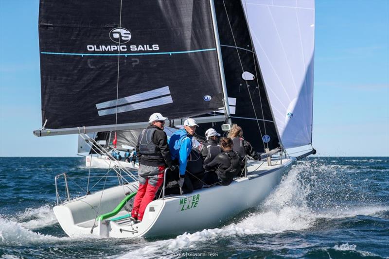 Enrico Michel’s Never 2 Late sailing at the Melges 24 European Sailing Series 2024 event in Trieste - photo © Giovanni Tesei