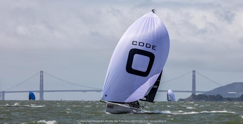 Ivo Matic' Mataran 24 (CRO) with Ante Botica at the helm - 2024 Diversified Melges 24 Worlds in San Francisco - photo © IM24CA / Zerogradinord