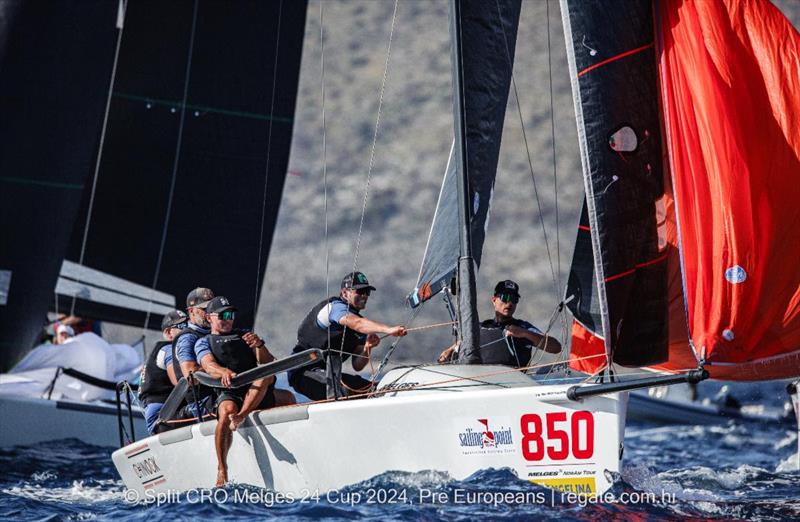 Akos Csolto's Chinook (HUN) - Split CRO Melges 24 Cup 2024 - Pre-Europeans 2024 - photo © regate.com.hr