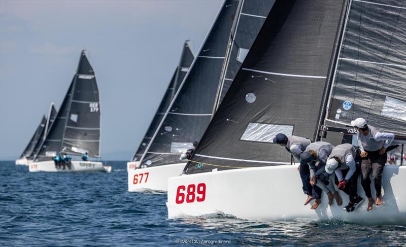 Michele Paoletti's Strambapapa (ITA), in the hands of Leonardo Centuori this season - 2024 Melges 24 Marina Portoroz Regatta  photo copyright IM24CA / Zerogradinord taken at  and featuring the Melges 24 class