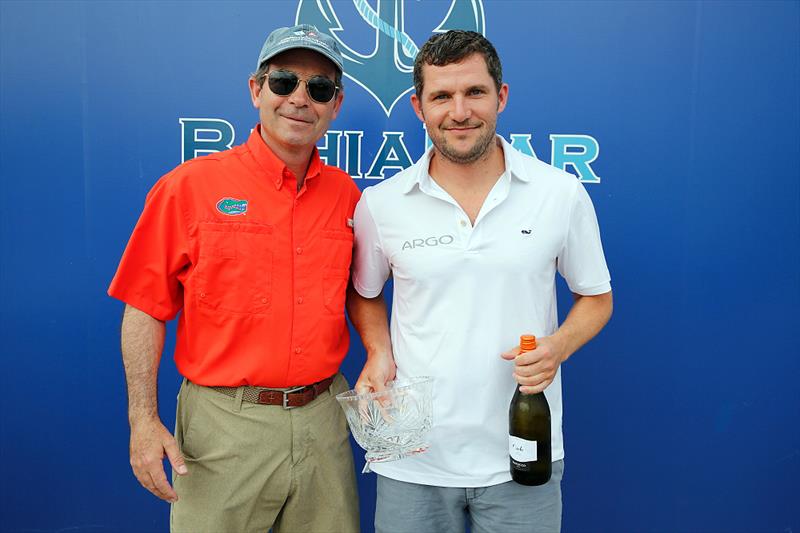 Melges 32 Lauderdale Cup, Second Place Overall - Jason Carroll, Argo with LYC Commodore Jim Lang photo copyright JOY / International Melges 32 Class Association taken at Lauderdale Yacht Club and featuring the Melges 32 class