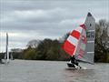 Fran Gifford and Sophie Mackley leading the way - Merlin Rocket Upriver race at Ranelagh © James Hayward