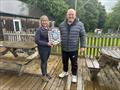 Stuart Jenkins and Nicola Scaddan win the Vintage Division at the Banbury Merlin Open © Banbury Sailing Club