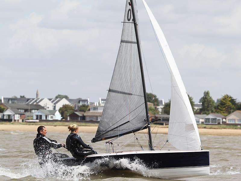 Pyefleet Week day 3 photo copyright Fiona Brown / www.fionabrown.com taken at Brightlingsea Sailing Club and featuring the Merlin Rocket class