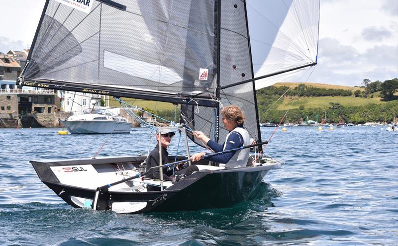 Jon Turner & Richard Parslow roll back the years on day 3 at Sharps Doom Bar Salcombe Merlin Week - photo © David Henshall