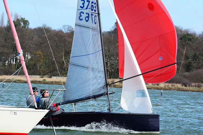 Mark Barnes & Josh Wilce during the 2019 Hamble Warming Pans - photo © Trevor Pountain