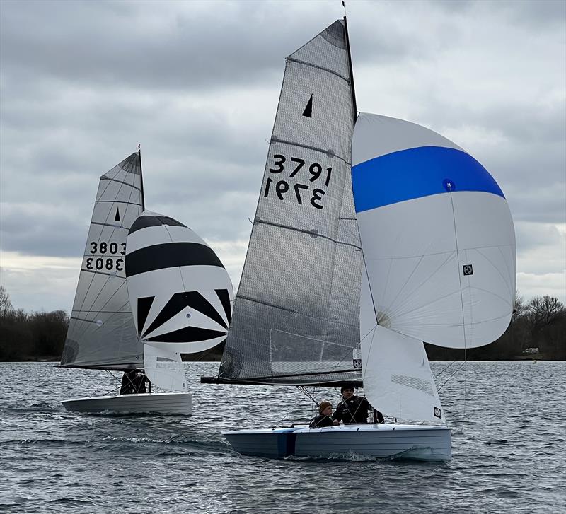 Merlin Sail Merlin Rocket Craftinsure Silver Tiller Round 1 at South Cerney