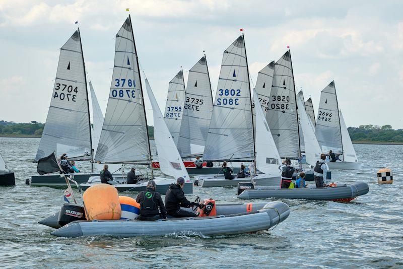 Training day ahead of Merlin Rocket Women's Championships 2023 at Lymington Town photo copyright Pat Blake taken at Lymington Town Sailing Club and featuring the Merlin Rocket class