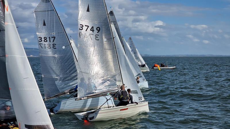 Craftinsure Merlin Rocket Silver Tiller at Mumbles photo copyright Richard Woffinden taken at Mumbles Yacht Club and featuring the Merlin Rocket class