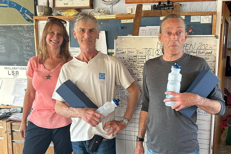 Simon Girven and Richard Parslow take third in the Merlin Rocket Thames Series event at Hampton photo copyright Livvy Bell taken at Hampton Sailing Club and featuring the Merlin Rocket class