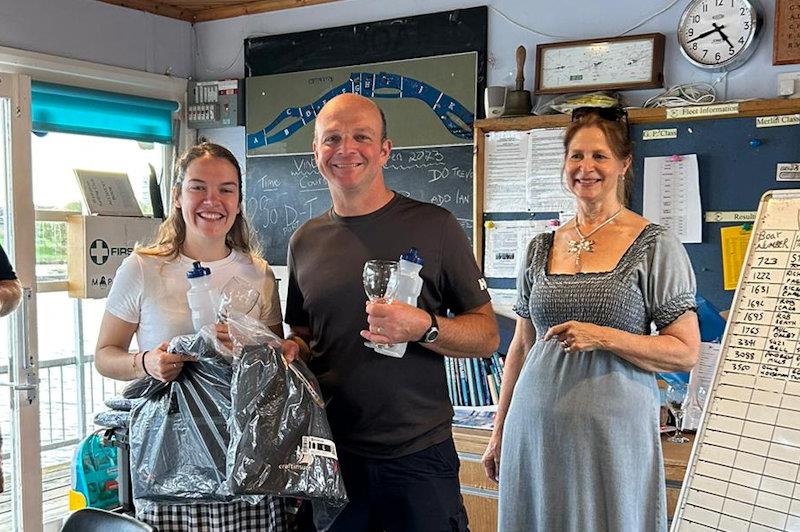 Phil Dalby and Livvy Bell take second in the Merlin Rocket De May (vintage) Series event at Hampton photo copyright Livvy Bell taken at Hampton Sailing Club and featuring the Merlin Rocket class