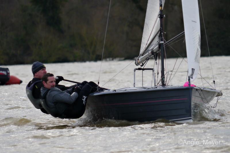 Fishers Green Icicle Trophy 2024 photo copyright Angie Meyer taken at Fishers Green Sailing Club and featuring the Merlin Rocket class