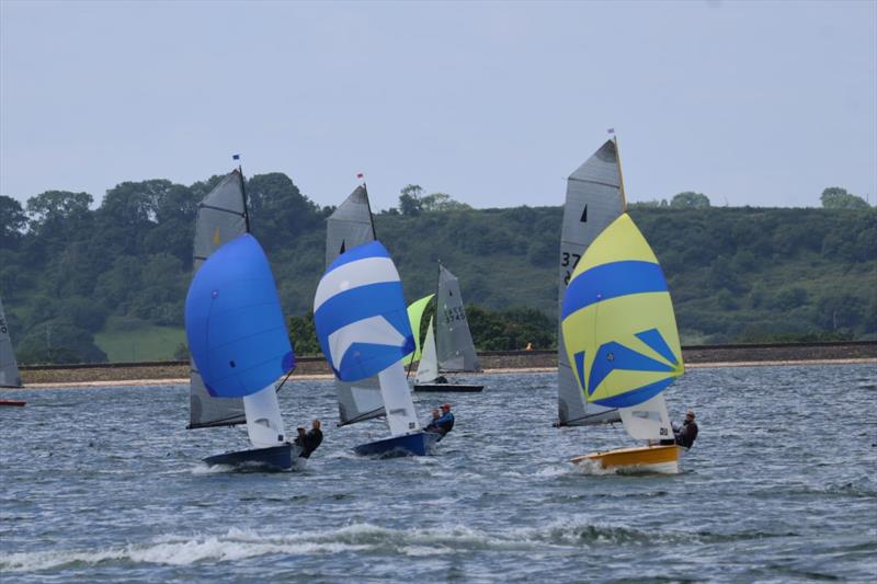 Reaching to the finish during the Allen Merlin Rocket Inlands at Bristol Corinthian - photo © Kate Lee