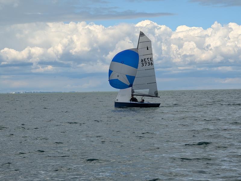 Jon and Pippa Bloice during the Merlin Rocket Craftinsure Silver Tiller and Allen SE Series event at Whitstable YC photo copyright Neil Reynolds taken at Whitstable Yacht Club and featuring the Merlin Rocket class