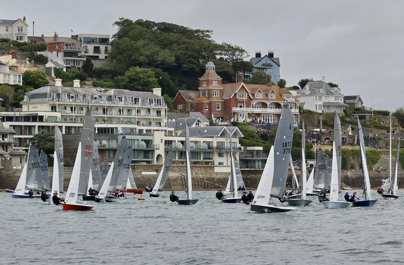 Salcombe Gin Merlin Week 2024 Day 4 Morning Race photo copyright Lucy Burn taken at Salcombe Yacht Club and featuring the Merlin Rocket class