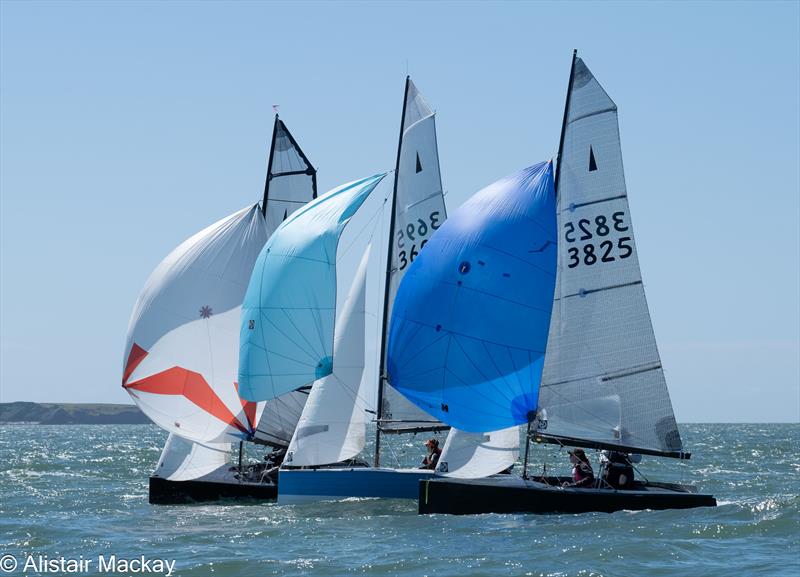 Merlin Rocket Nationals at Tenby Day 2 photo copyright Alistair Mackay taken at Tenby Sailing Club and featuring the Merlin Rocket class