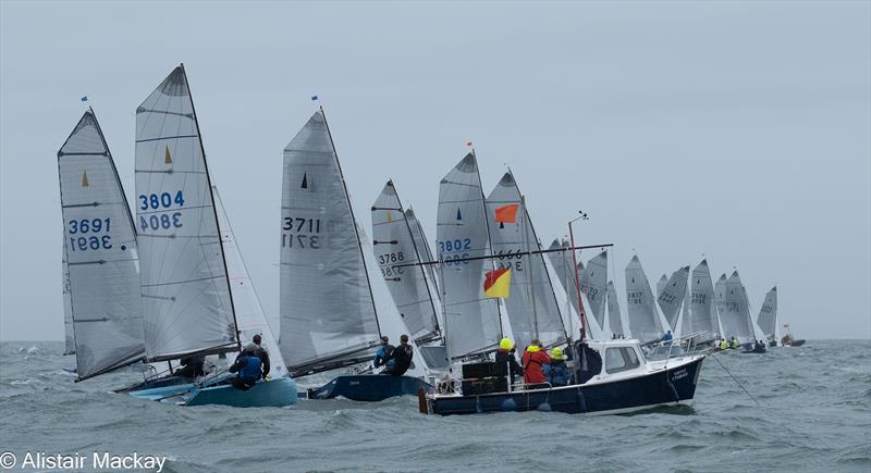 Merlin Rocket Nationals at Tenby day 3 photo copyright Alistair Mackay taken at Tenby Sailing Club and featuring the Merlin Rocket class