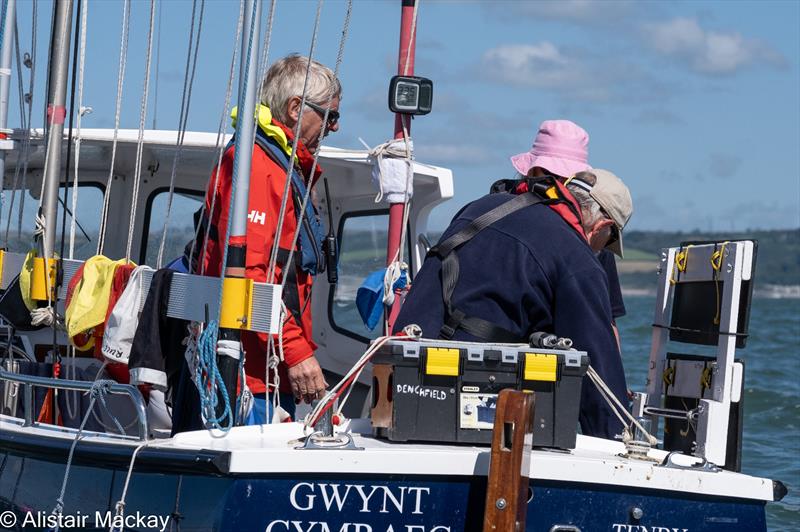 Merlin Rocket Nationals at Tenby day 4 photo copyright Alistair Mackay taken at Tenby Sailing Club and featuring the Merlin Rocket class