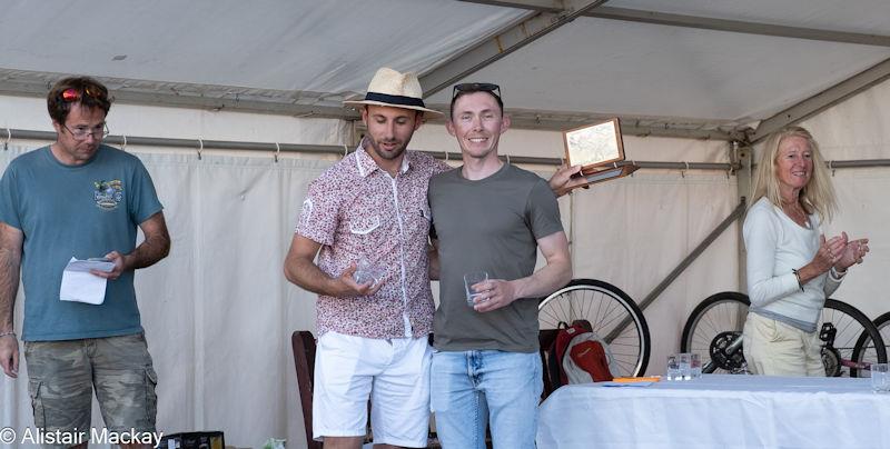 Merlin Rocket Nationals at Tenby Prize Giving photo copyright Alastair Mckay taken at Tenby Sailing Club and featuring the Merlin Rocket class