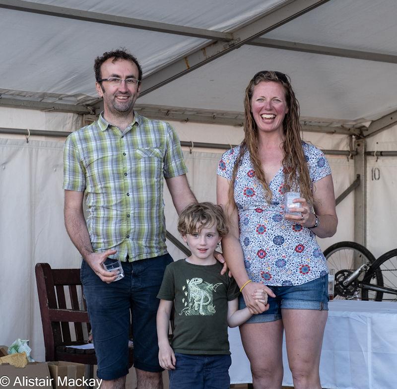 Merlin Rocket Nationals at Tenby Prize Giving photo copyright Alastair Mckay taken at Tenby Sailing Club and featuring the Merlin Rocket class