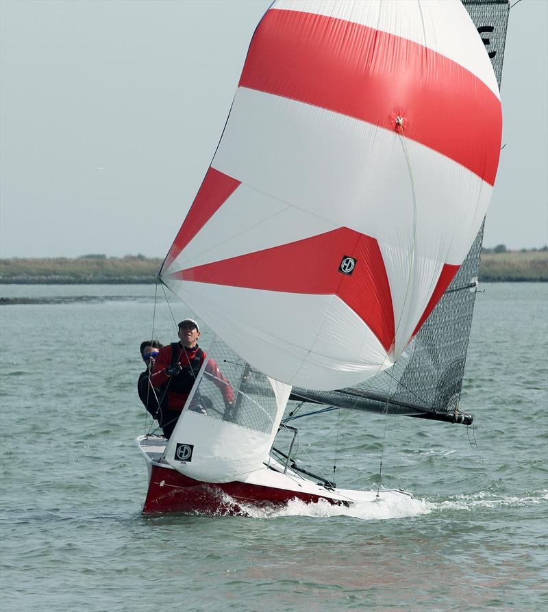 Isle of Sheppey race 2024 photo copyright Nick Champion / www.championmarinephotography.co.uk taken at Isle of Sheppey Sailing Club and featuring the Merlin Rocket class