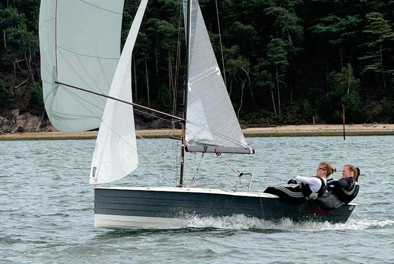 Mary Henderson and Pippa Kilsby, overall winners - Merlin Rocket Women's Championship photo copyright Helen Kimber taken at Parkstone Yacht Club and featuring the Merlin Rocket class