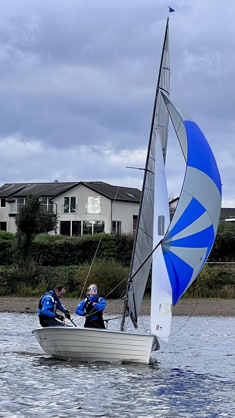 James Wells and Anna Aylward finish third in the Merlin Rocket Felucca Trophy at Hollingworth Lake photo copyright Steve Richardson taken at Hollingworth Lake Sailing Club and featuring the Merlin Rocket class