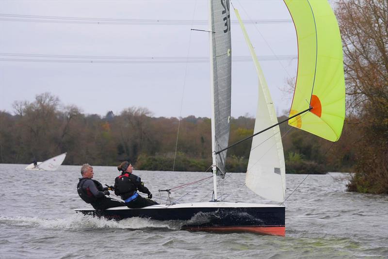 Duncan Salmon and Ruth Hanstater in the Open Winter Series at Fishers Green - photo © Angie Meyer