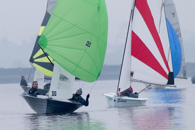 Blithfield Barrel Round 3 photo copyright Michelle Keeling & Keith Walker taken at Blithfield Sailing Club and featuring the Merlin Rocket class