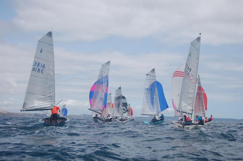 Merlin Rocket Aspire National at Looe Day 5 photo copyright Alex Pausey taken at Looe Sailing Club and featuring the Merlin Rocket class