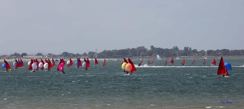 2024 Mirror Nationals at Itchenor photo copyright Tim Bees taken at Itchenor Sailing Club and featuring the Mirror class