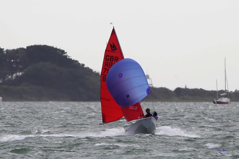 2024 Mirror Nationals at Itchenor photo copyright Tim Bees taken at Itchenor Sailing Club and featuring the Mirror class