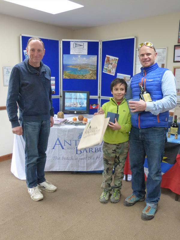 Anthony & Felix Gunstone 1st in 'Antigua Sailing Day' at St Edmundsbury photo copyright Mike Steele taken at St Edmundsbury Sailing & Canoeing Association