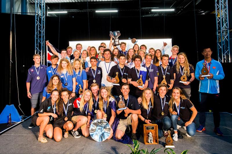 Aon Youth Worlds winners - photo © Pedro Martinez / Sailing Energy / World Sailing