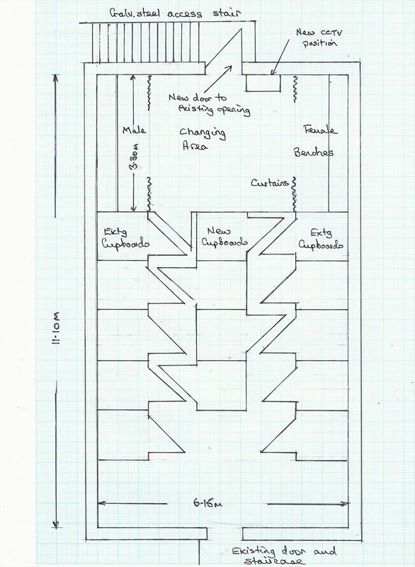 The plans for Solva Sailing Club's new changing area photo copyright SSC taken at Solva Sailing Club