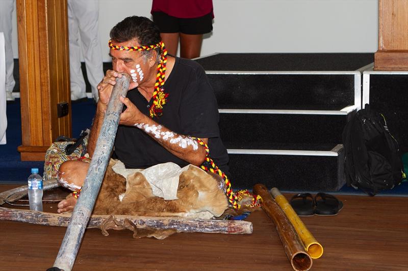 Wadumbah indigenous dance troupe at the Goolugatup Sailing Carnival closing ceremony photo copyright Bernie Kaaks taken at South of Perth Yacht Club