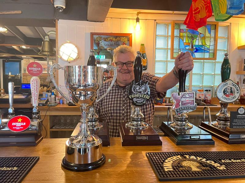 Scarborough YC Annual Regatta Sponsor Tony Nicholson and the Leeds