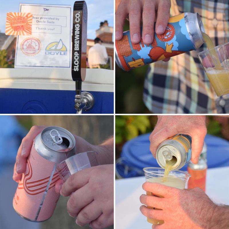Beer tasting at 2019 American Yacht Club Fall Regatta