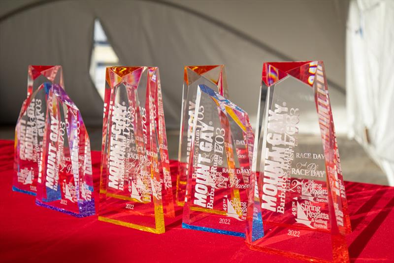 Mount Gay Race Day awards were presented to winners in each class - 49th BVI Spring Regatta - photo © Alastair Abrehart