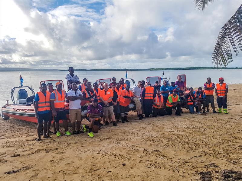 Participants received training for a week on Sealegs amphibious boats between Nukulau Island and Vitilevu in June 2018 photo copyright Fiji Times taken at 