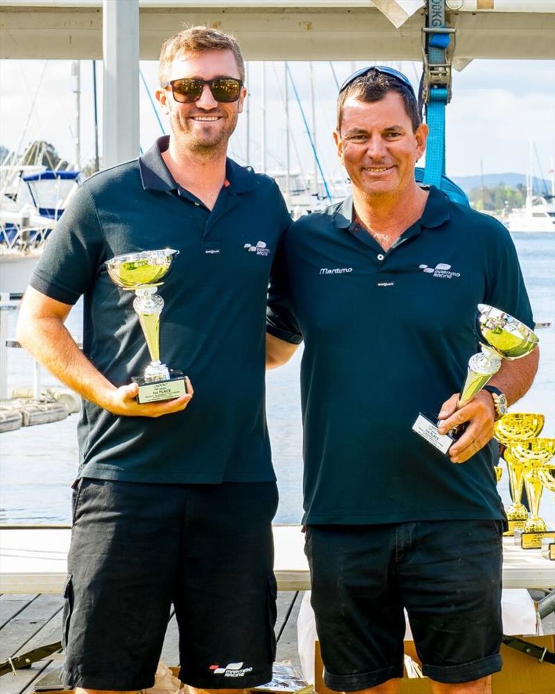 Maritimo Racing - Tom Barry-Cotter (left) and Steve Jellick (right) photo copyright Maritimo taken at 