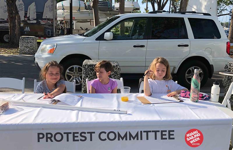 2019 Annual Miami Sailing Week - Protest Committee photo copyright Cory Silken taken at Coconut Grove Sailing Club